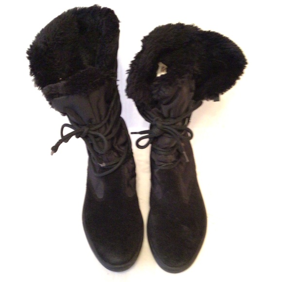 ‼️SALE‼️Pajar Waterproof Winter Wedges Lace Up Boots Size38/US7 - Picture 4 of 7